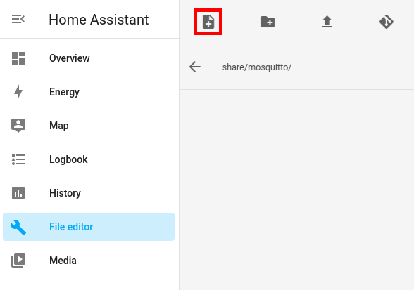 Create new file