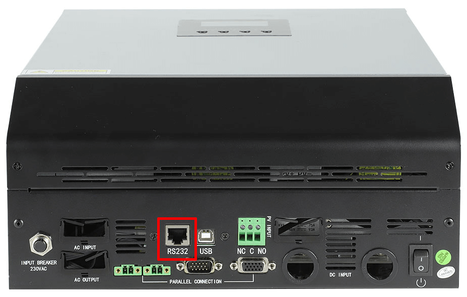 Axpert RS232 port