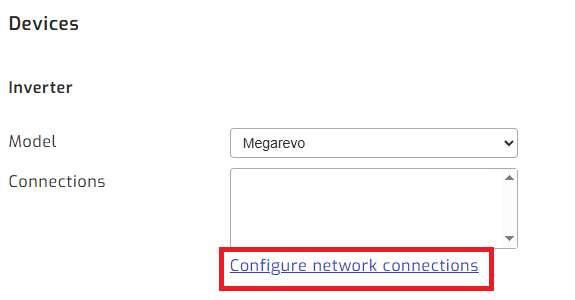 Select wifi configuration