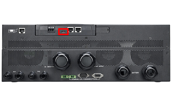 Voltronic micro USB port